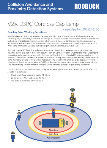 6. V2X-DSRC Cordless Cap Lamp - Collision Avoidance and Proximity Detection Systems_1