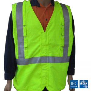 RLVA3-Ex Intrinsically Safe FRAS LED Hi-Vis Safety Vest