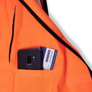 Roobuck safety vest RLVA orange details